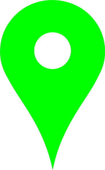 Map Pin - Green Map Pin Png (366x592)