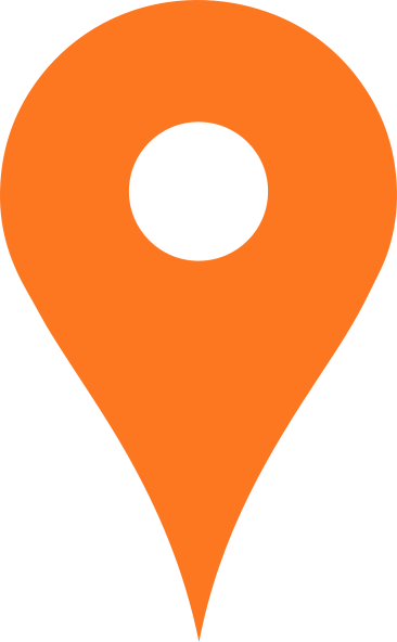 Verde Pin Maps W Clip Art At Clker - Orange Hearts (366x592)