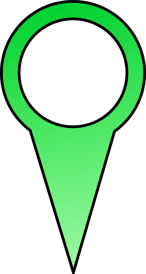 Green Map, Marker, Pin, Pushpin, Green - Quick & Easy Convenience Store (512x960)