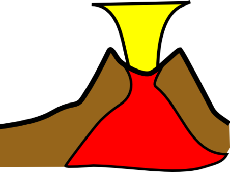 Label The Volcano Activity - Portable Network Graphics (452x339)