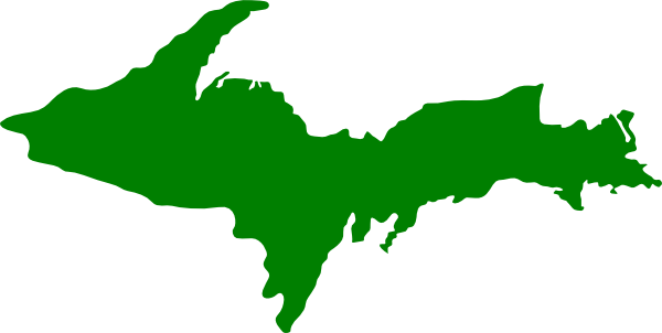Michigan Upper Peninsula Clip Art - Upper Peninsula (600x302)