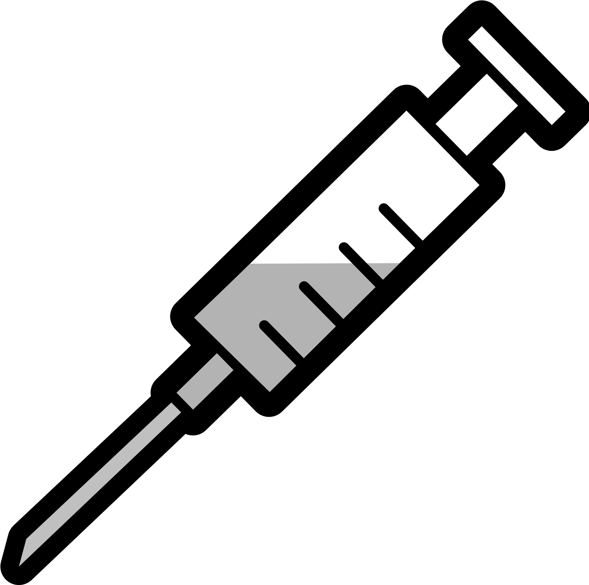 Syringe Needle Clip Art - Needle Clipart (1969x1969)
