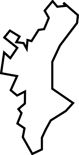 Spain, Valencia, Mediterranean, Geography, Europe - Valencia Outline (326x640)