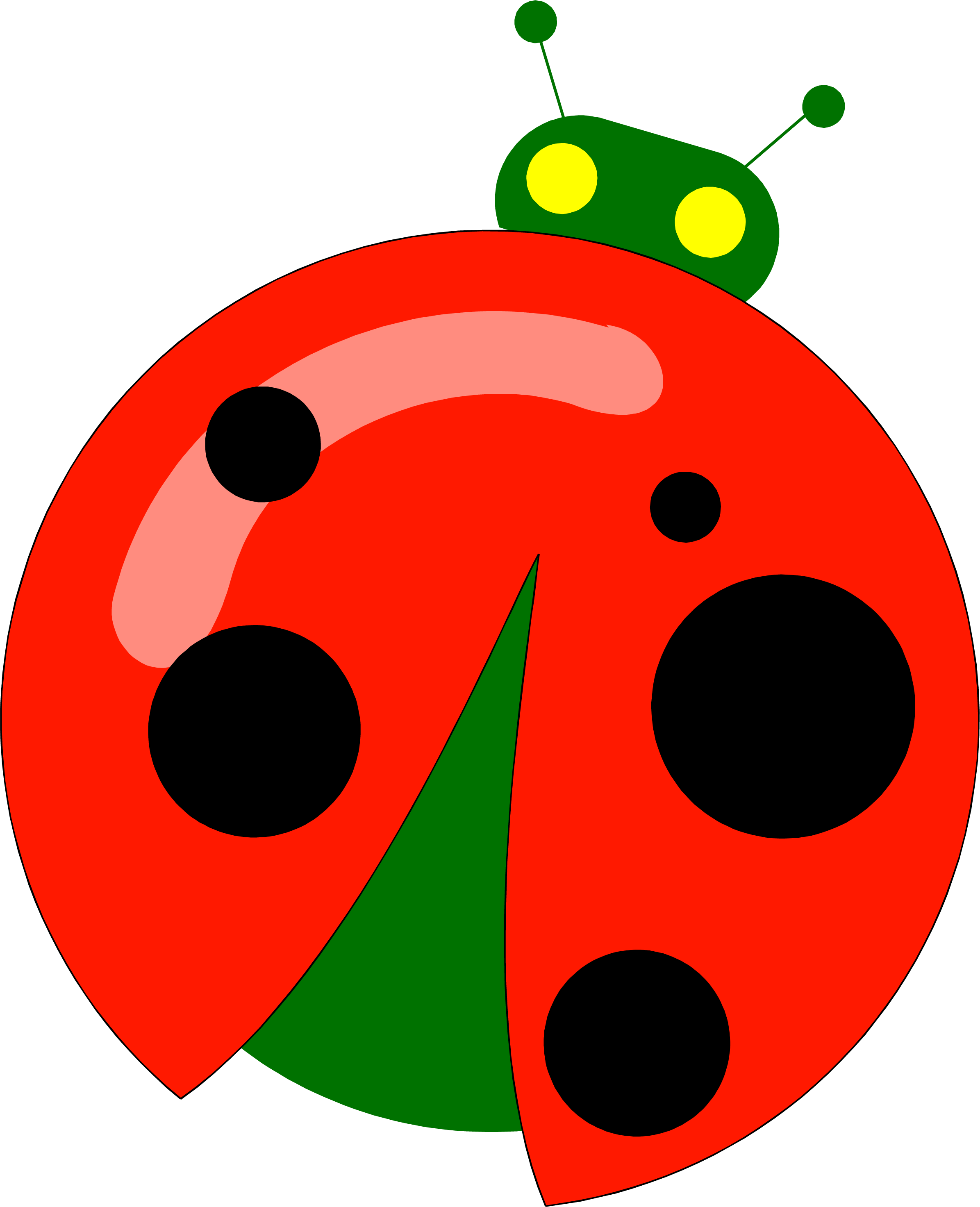 Beetle Ladybird Clip Art - Beetle Ladybird Clip Art (2391x2945)