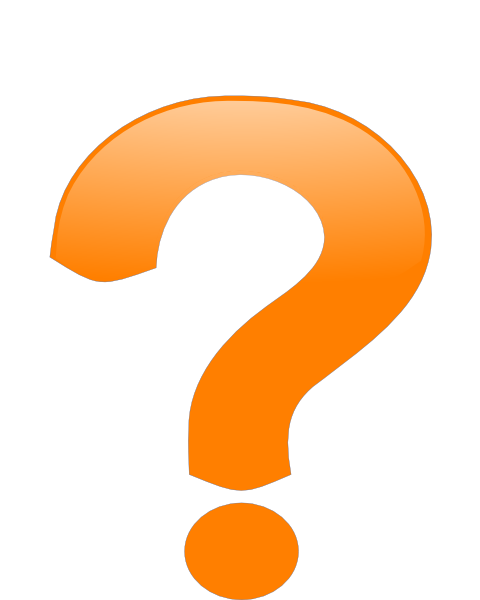 Orange Question Mark Clipart - Chop & Chisel (480x600)