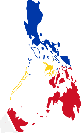 Flag-map Of The Greater Philippines - Map Of The Philippines (272x445)