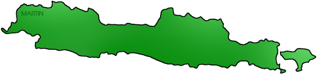 Java And Bali Map - Java Island Map Png (648x198)