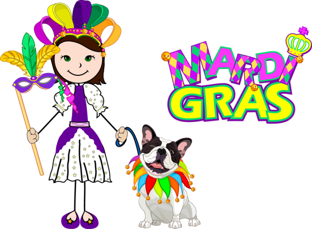 Mardi Gras Celebration 6 Clip Art Clipartbold - Mardi Gras Parade Clipart (640x471)
