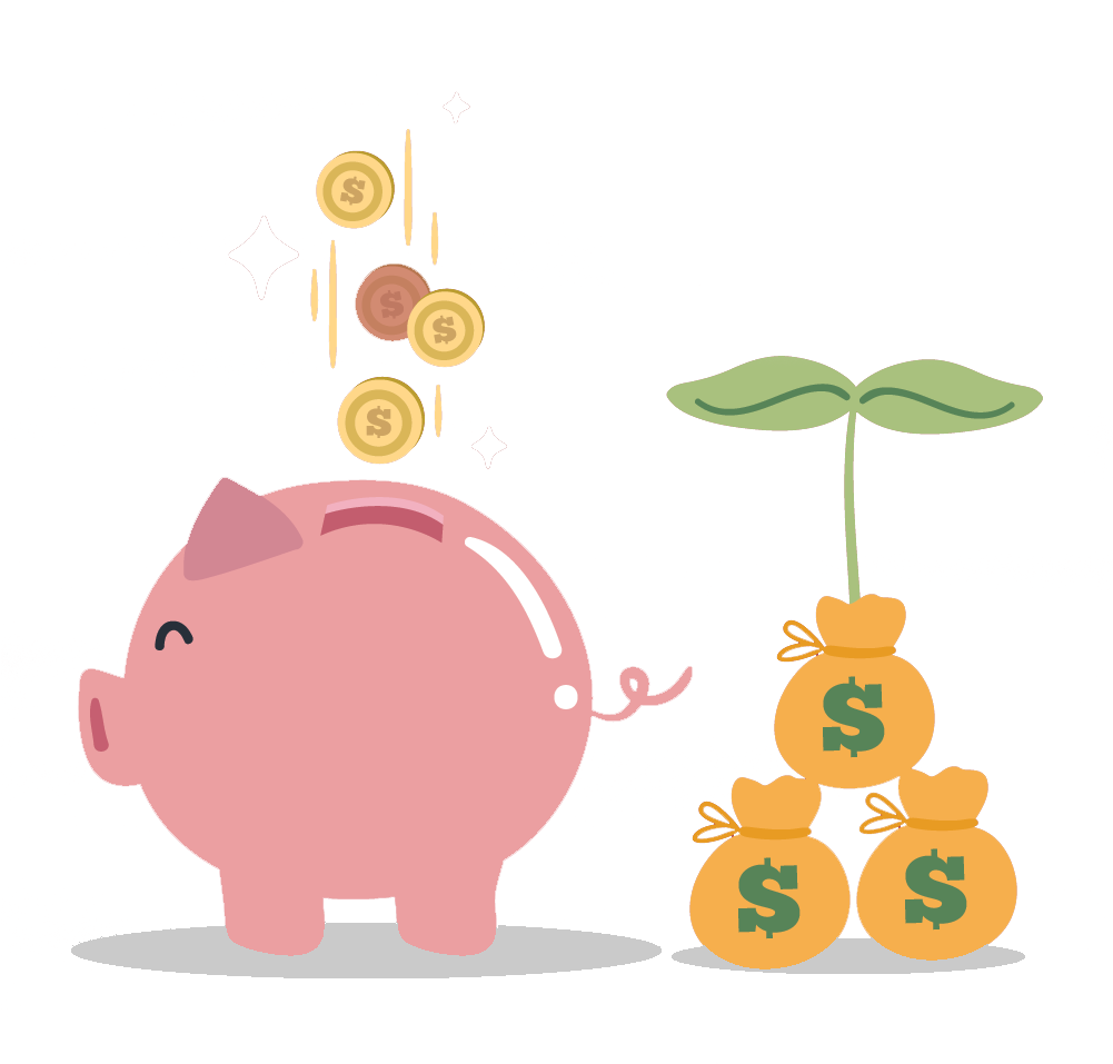 Piggy Bank 1 - Pig (1000x1000)