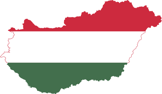 Hungary Flag And Map (556x325)
