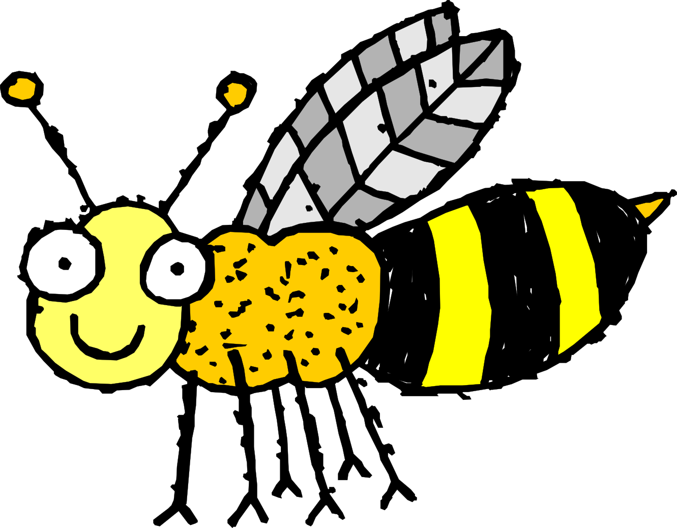 Busy Bee Clip Art Medium Size - Insect Clip Art (1331x1038)
