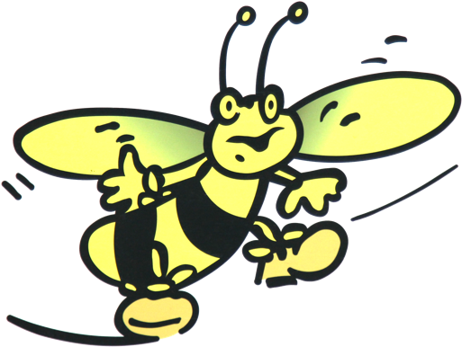 Give The Busy Bees A Buzz - Gwynn Park High School Mascot (529x404)