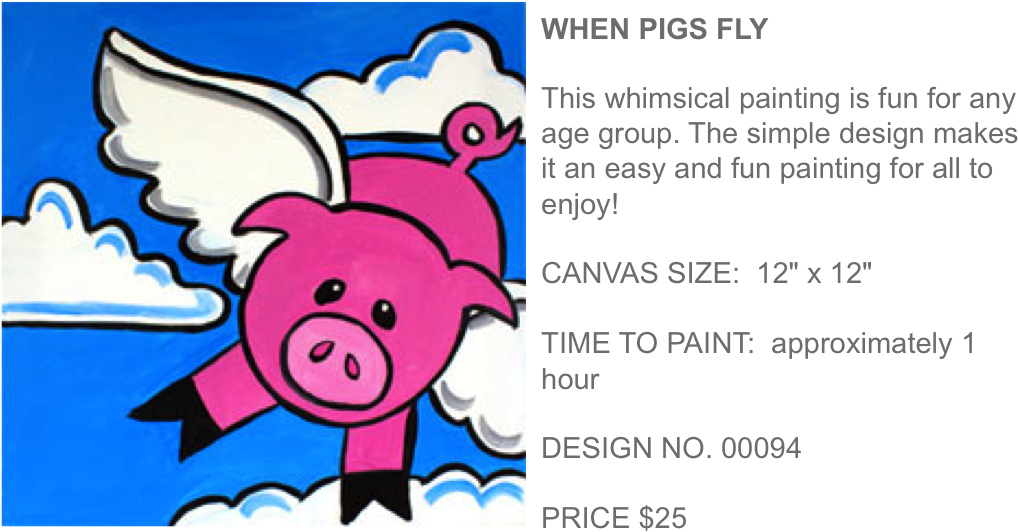 When Pigs Fly Popup Paint Studio - Painting (1051x538)