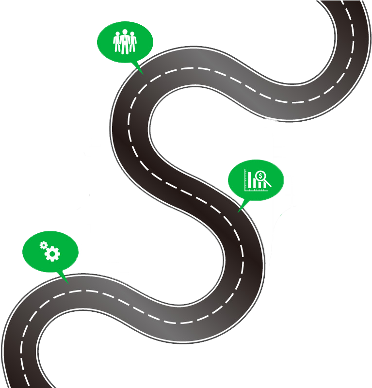 Road Map Infographic Clip Art - Vector Road Map Clipart Png (800x800)