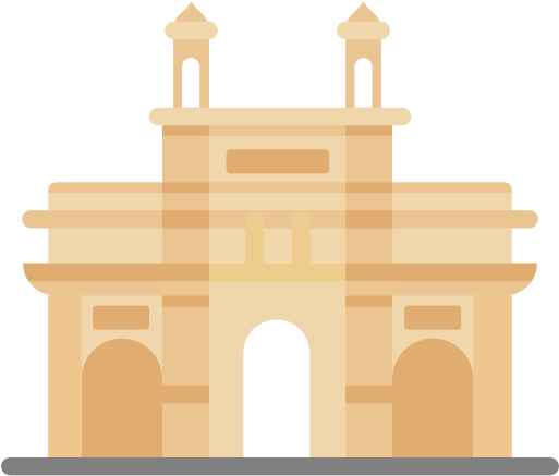 28 Collection Of India Gate Clipart Png - Mumbai Png Icon - (512x512) Png  Clipart Download