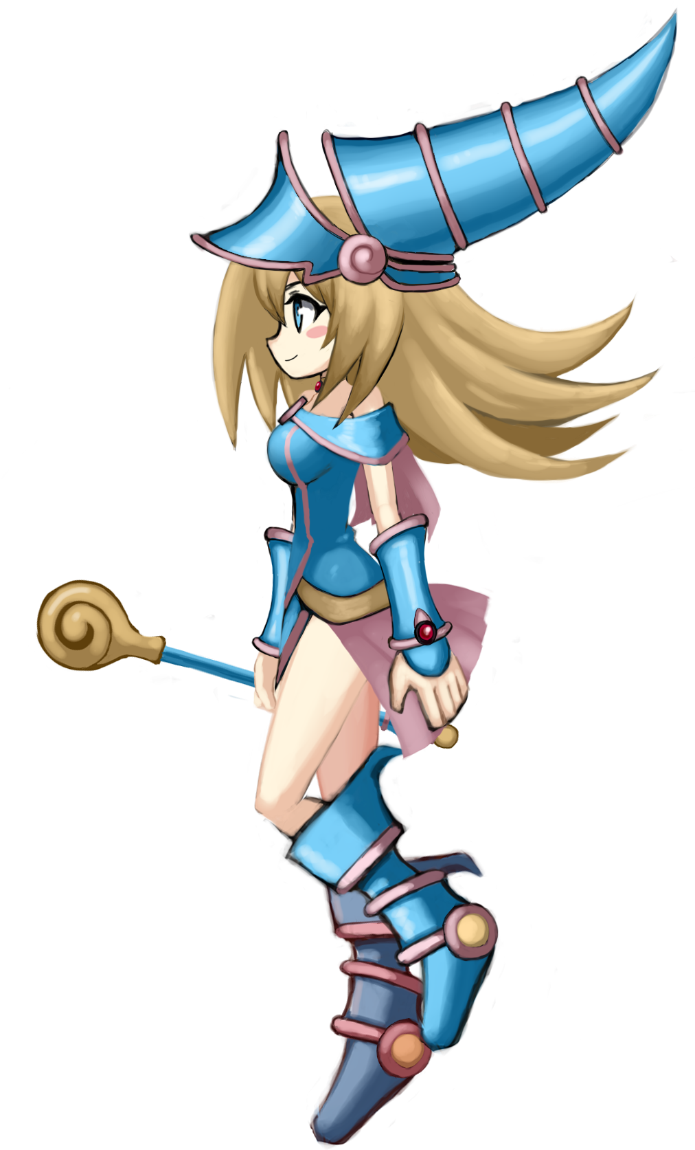 1girl Artist Request Bare Shoulders Belt Blonde Hair - Hair (1168x1762)