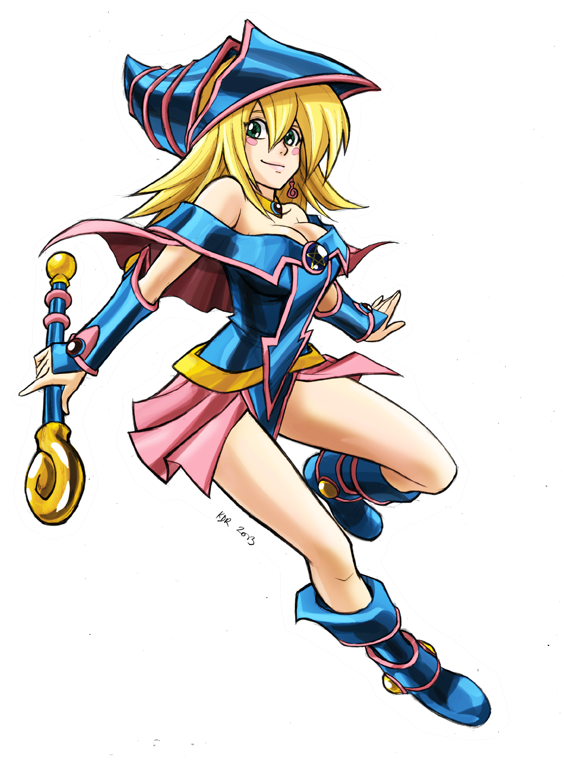 Dark Magician Girl By Kevinraganit - Black Magician Girl Yu Gi Oh (564x761)
