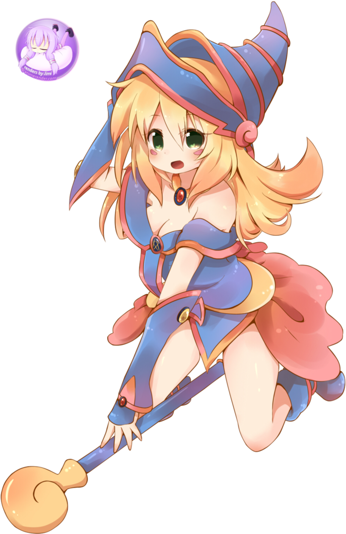 Dark Magician Girl By Jimmyisaac - Dark Magician Girl Cute (725x1101)