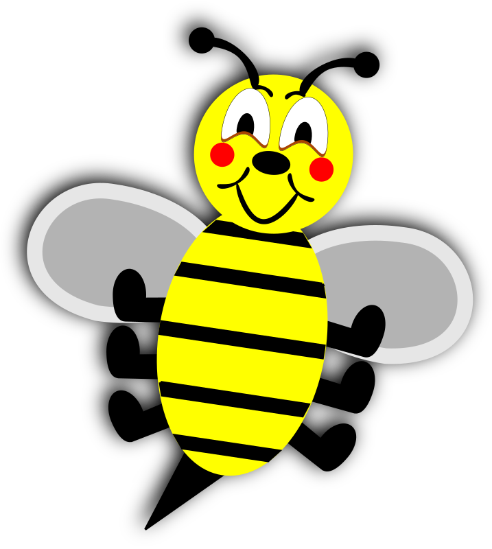 Busy Bee Cliparts 21, - Bee Without Background Clipart (717x800)
