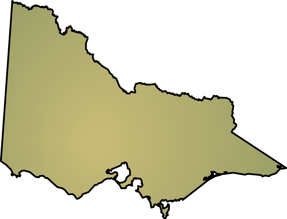 Victoria Map Australia State - Victoria State Of Australia (941x720)