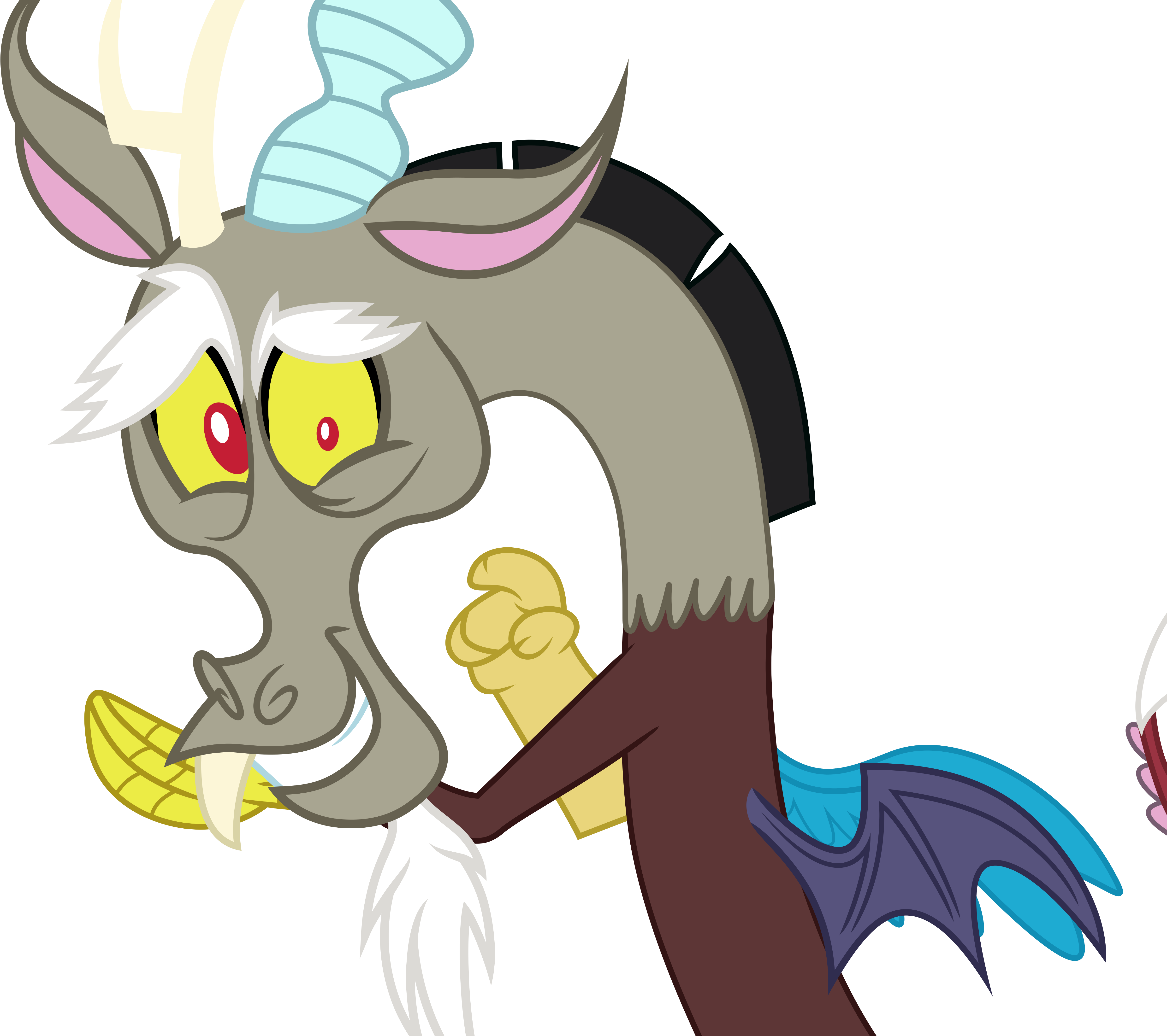 Vector - Mlp Discord Smile (5000x4320)