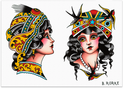 'rorke Ladies' Fine Art Print By Few And Far Collective - Art (465x480)
