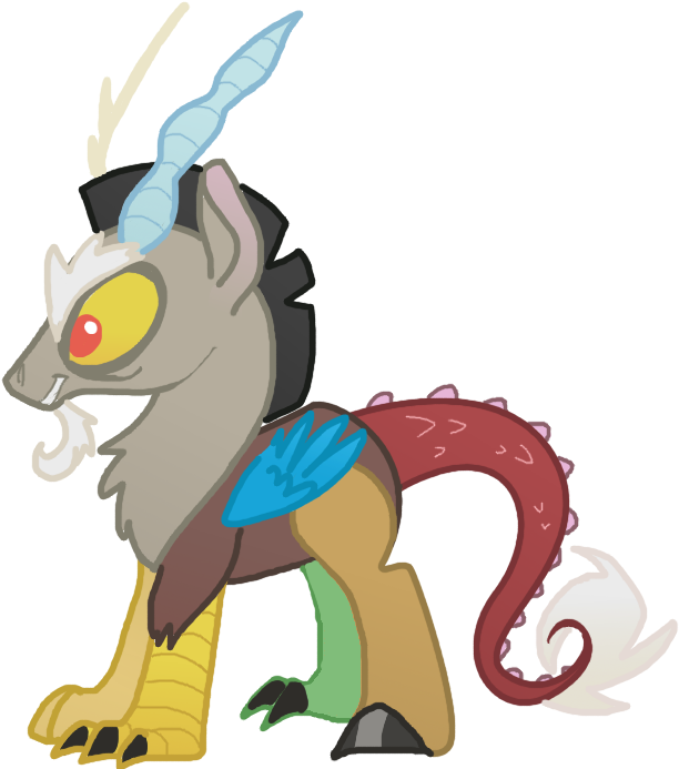Discord Is The Best Pony By Vanderlyle - Discord As A Pony (661x698)