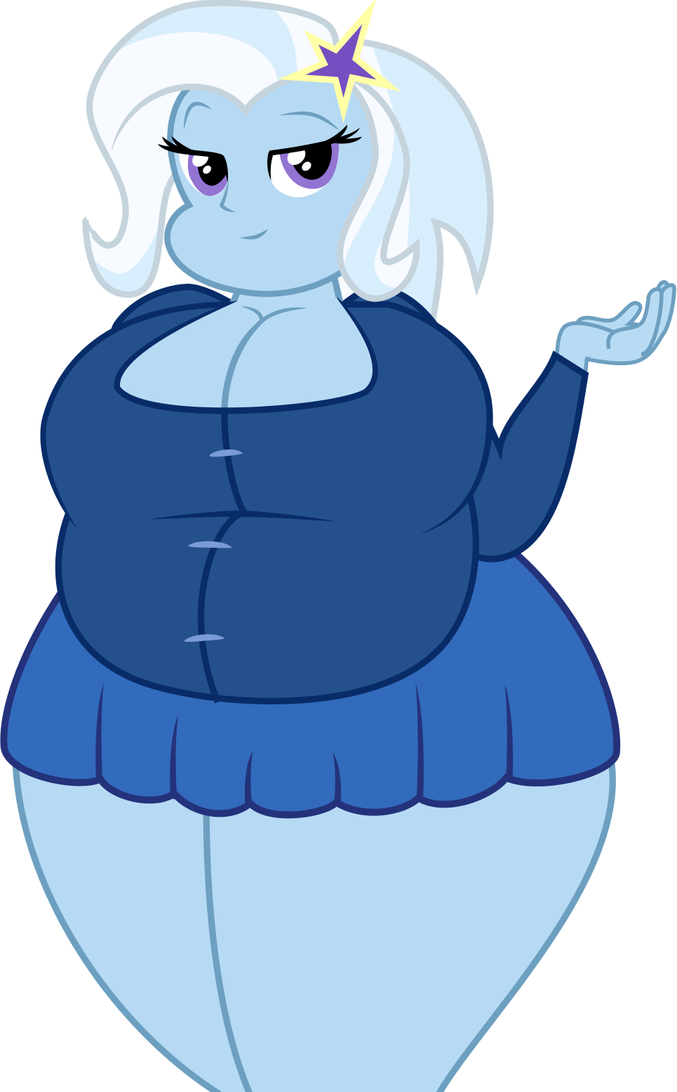 Portly - Mlp Eg Trixie Dress (965x1555)