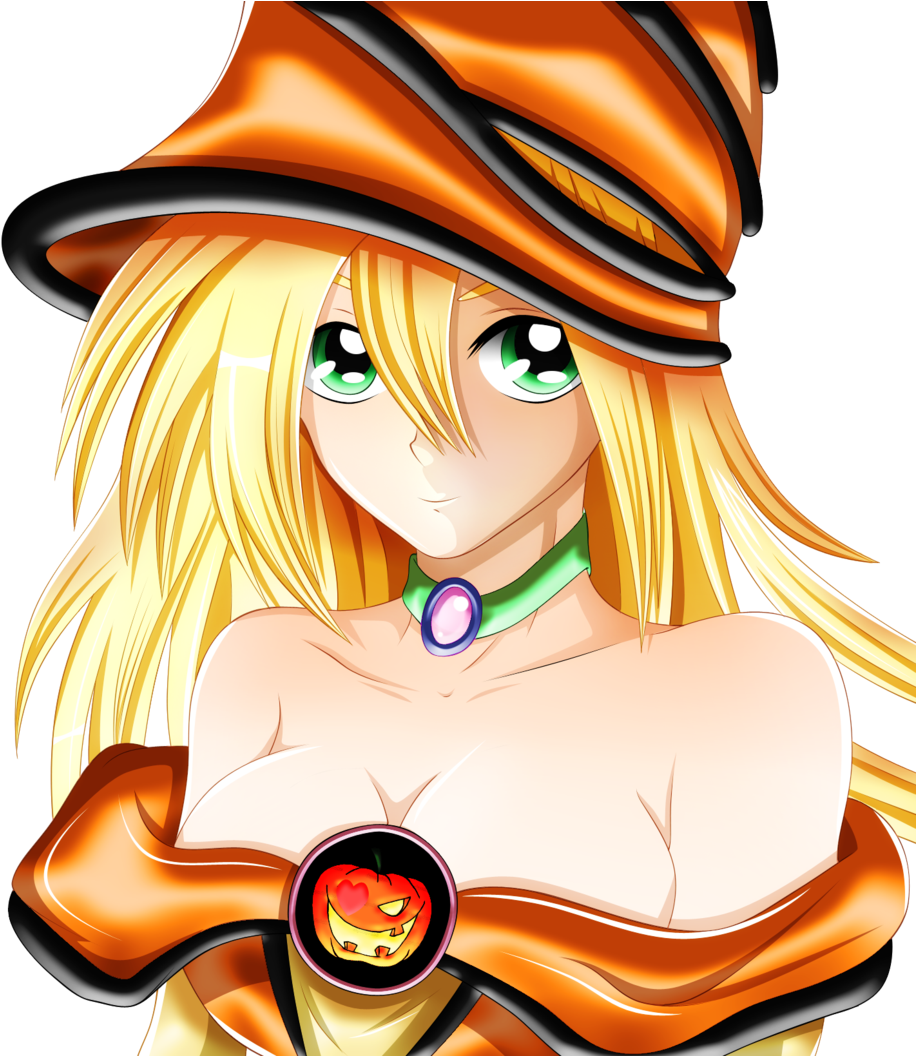 Black Magician Girl - Dark Magician Girl Halloween (1024x1055)