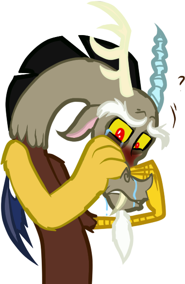 I'm Fine - Discord Mlp Cry (504x597)