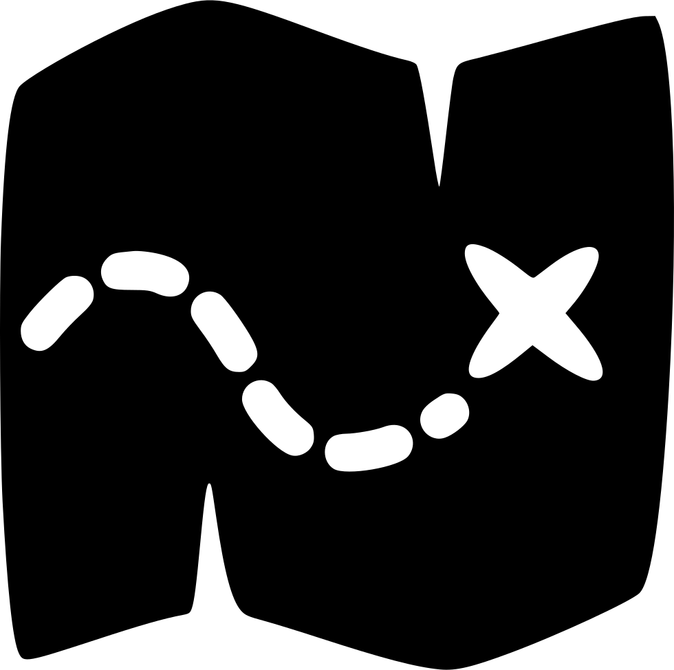 Map Pointer Location Geographic Treasure Destination - Icon (980x974)