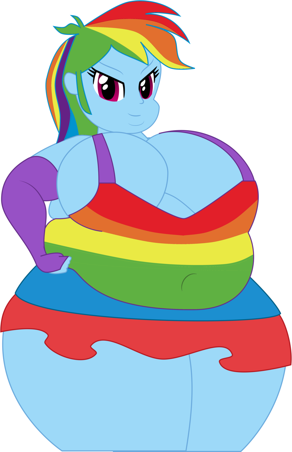 Chunky - Rainbow Dash In A Dress (1024x1573)
