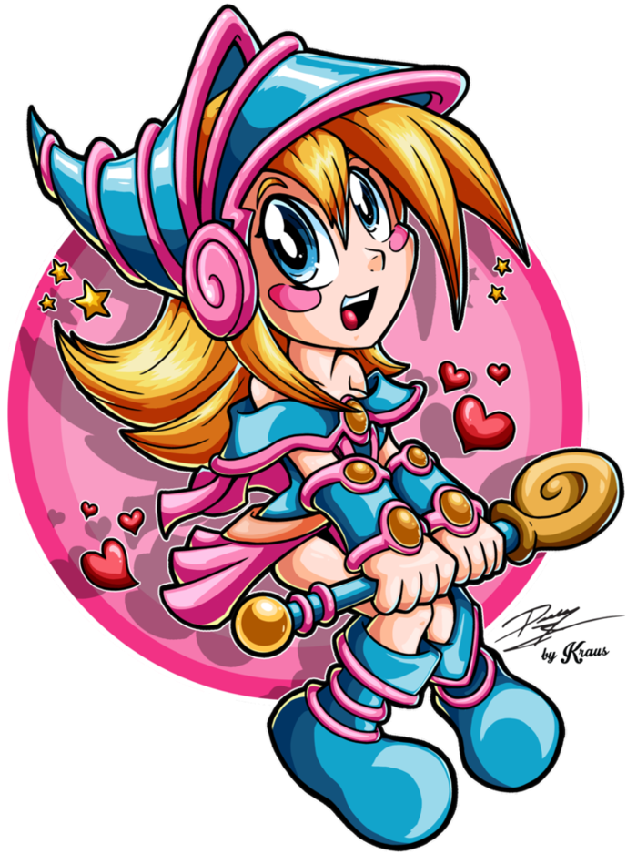 Toon Dark Magician Girl By Kraus-illustration - Dark Magician Girl Toon (752x1063)