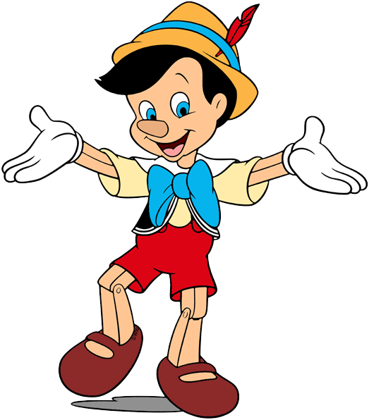 Pinocchio Clip Art - Pinocchio Characters (523x596)