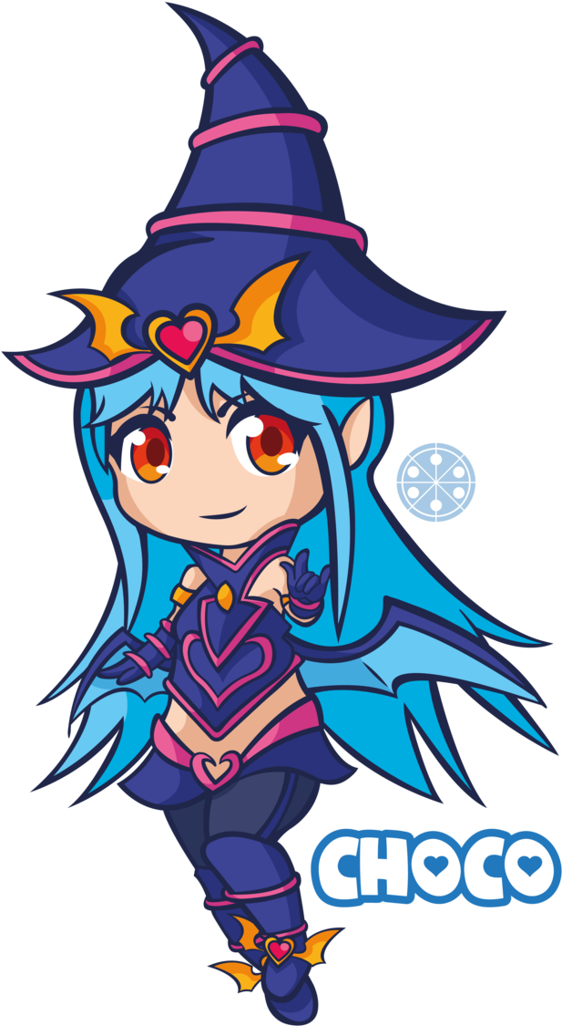 Chocolate Magician Girl By Darkpinkboy - Manga (677x1178)