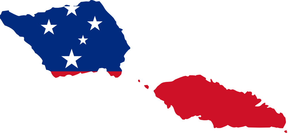 Flag Clipart Samoan - Flag Of American Samoa (999x463)