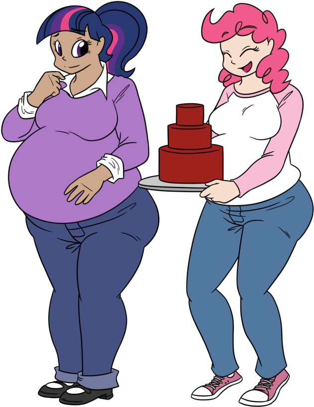Bigponiesinc, Ask Feedee Twilight, Belly, Breasts, - Woman (768x1024)