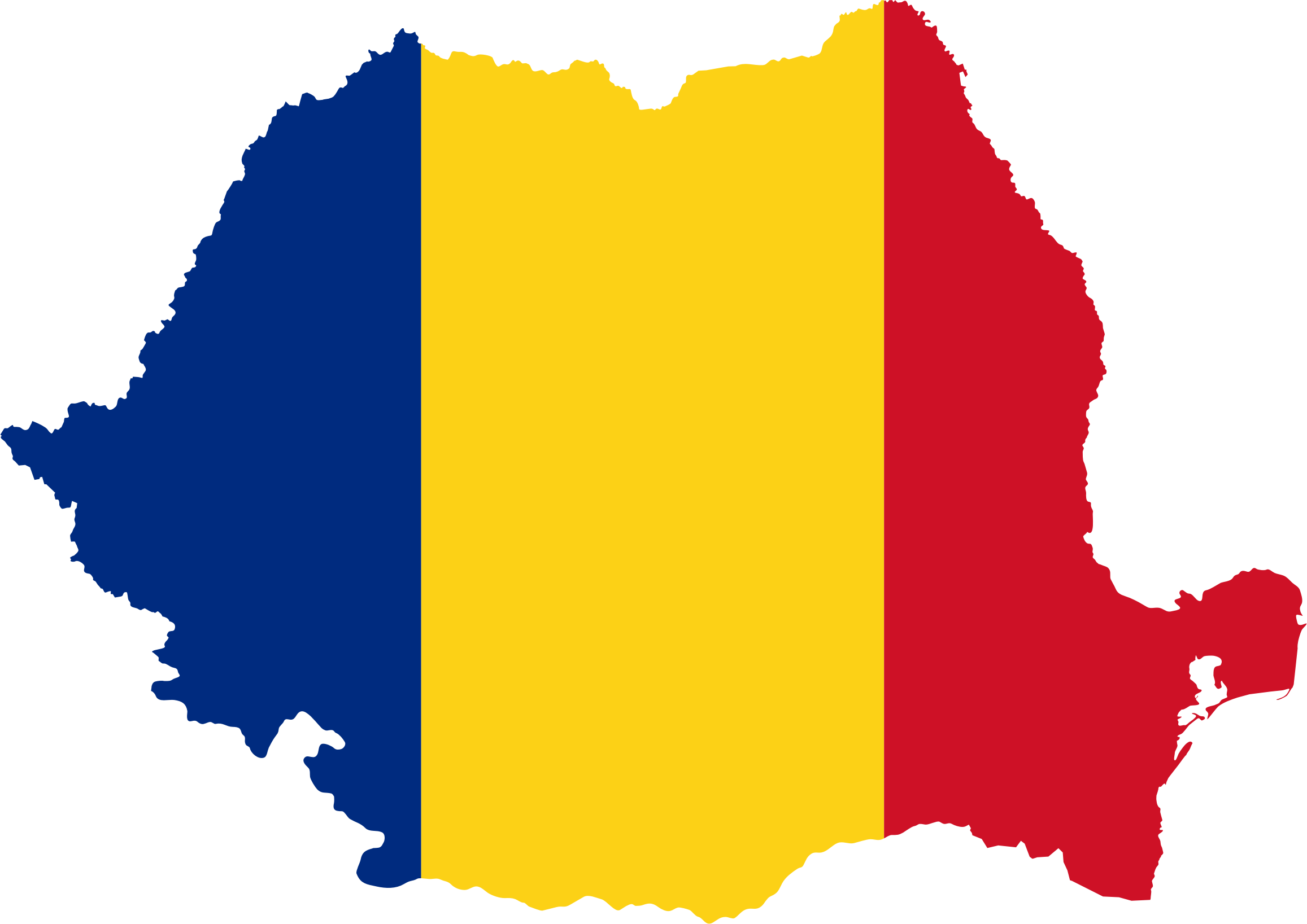 Map Flag - Romania National Football Team (2314x1637)