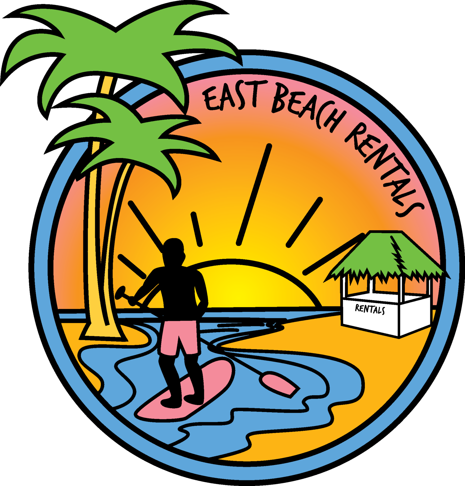 Anna Maria Island East Beach Rentals Kayak Clip Art - Anna Maria Island East Beach Rentals Kayak Clip Art (1500x1568)