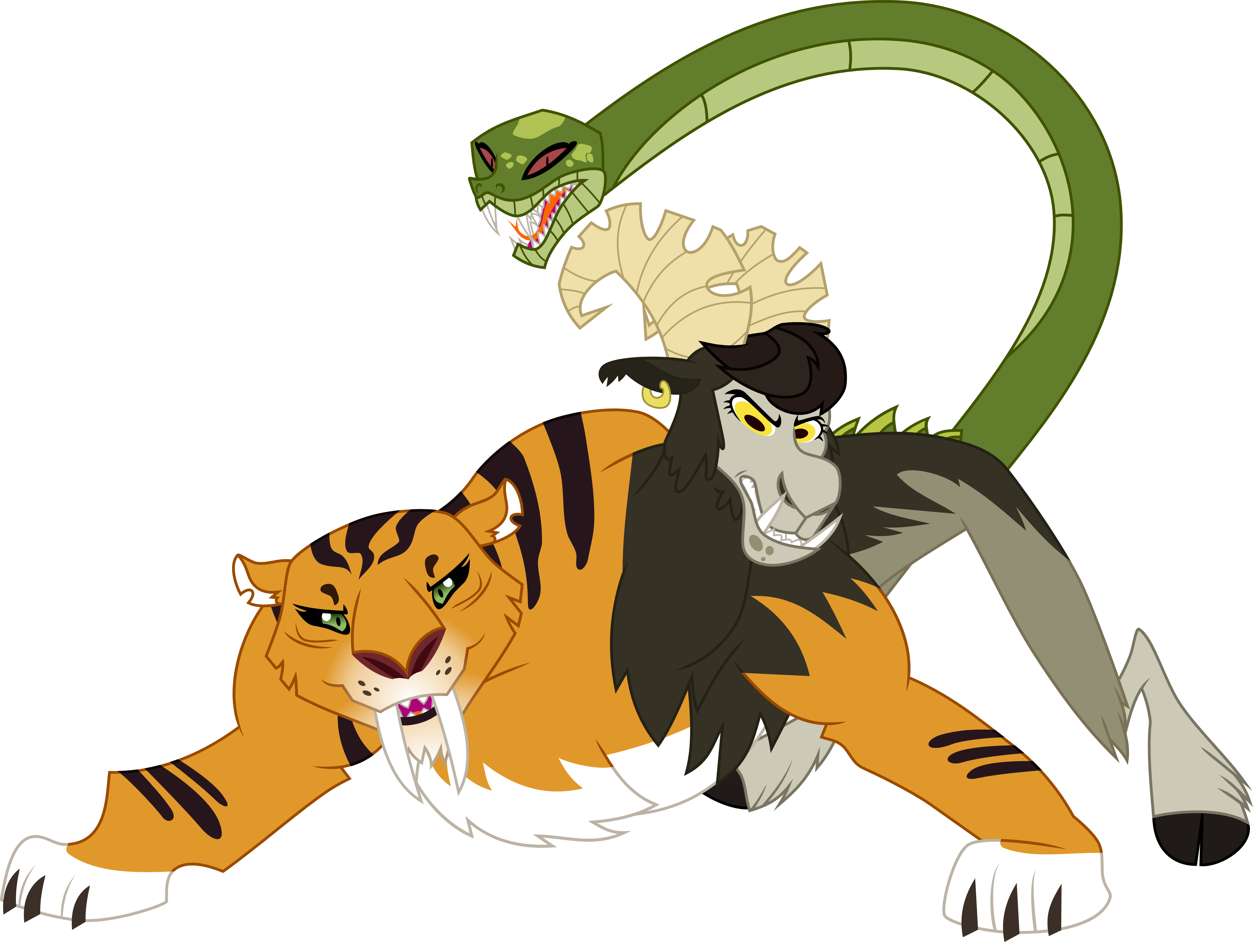 Why Do People Think Discord Is A Certain Mythological - Chimera Mlp (5319x4000)