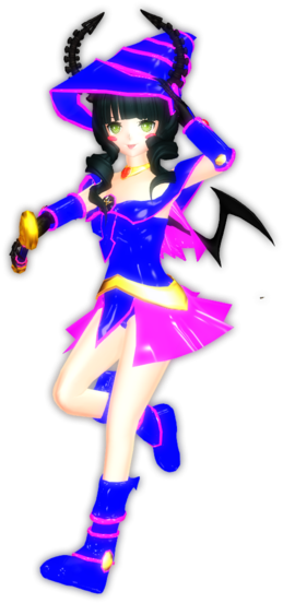 Dead Master Cosplays As Dark Magician Girl By Gummi-candy - Cartoon (1024x576)