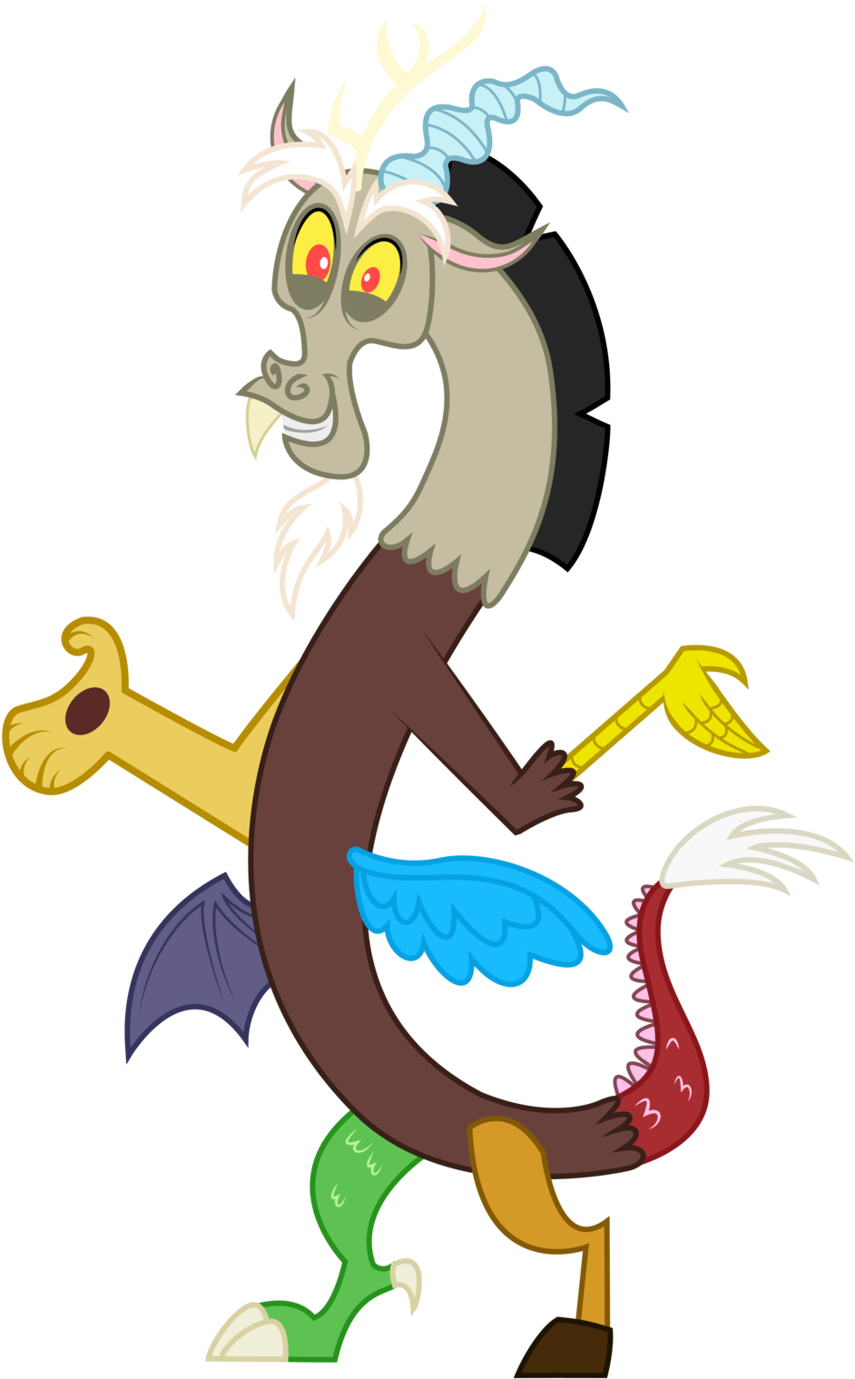 Discord Don't Give A Buck By Aleximusprime - Discord Mlp Vector (1024x1676)