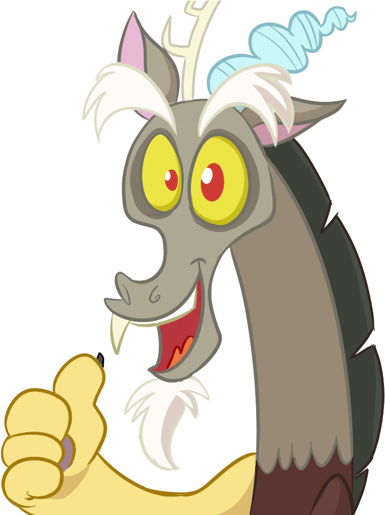 Mlfw1900 Medium - My Little Pony Discord Png (1000x1000)