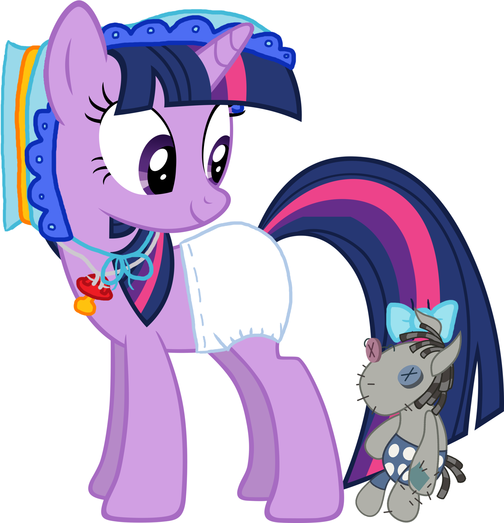Twilight Sparkle Diaper Costume And Smarty Pants By - Twilight Sparkle Diaper (1800x1986)