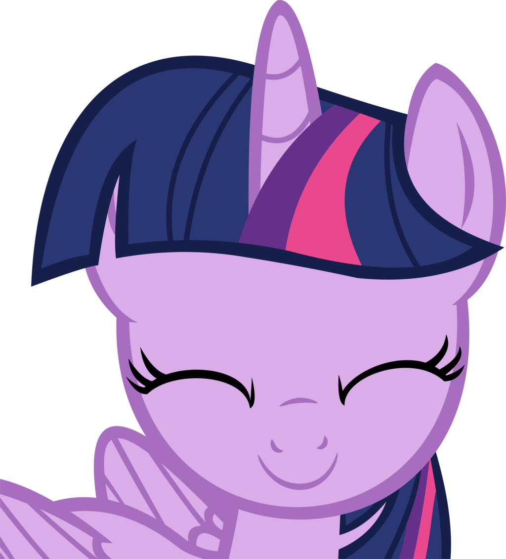 Twilight Sparkle Vector 33 By Cyanligh - My Little Pony Face (1024x1131)