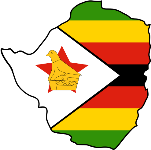 Three Rivers Episcopal - Flag Of Zimbabwe (500x499)
