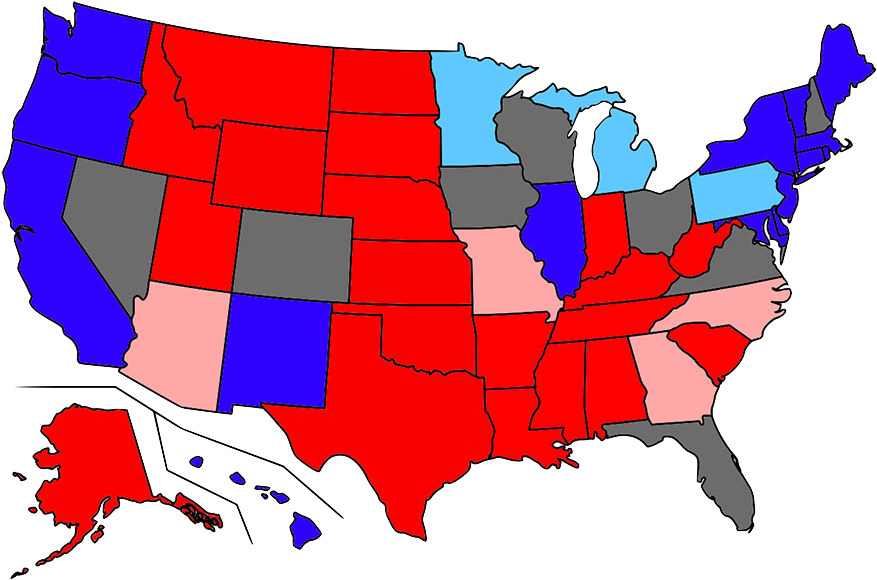 Blue%3a Safe Democratic%3b Light Blue%3a - 1936 Presidential Election Map (900x600)