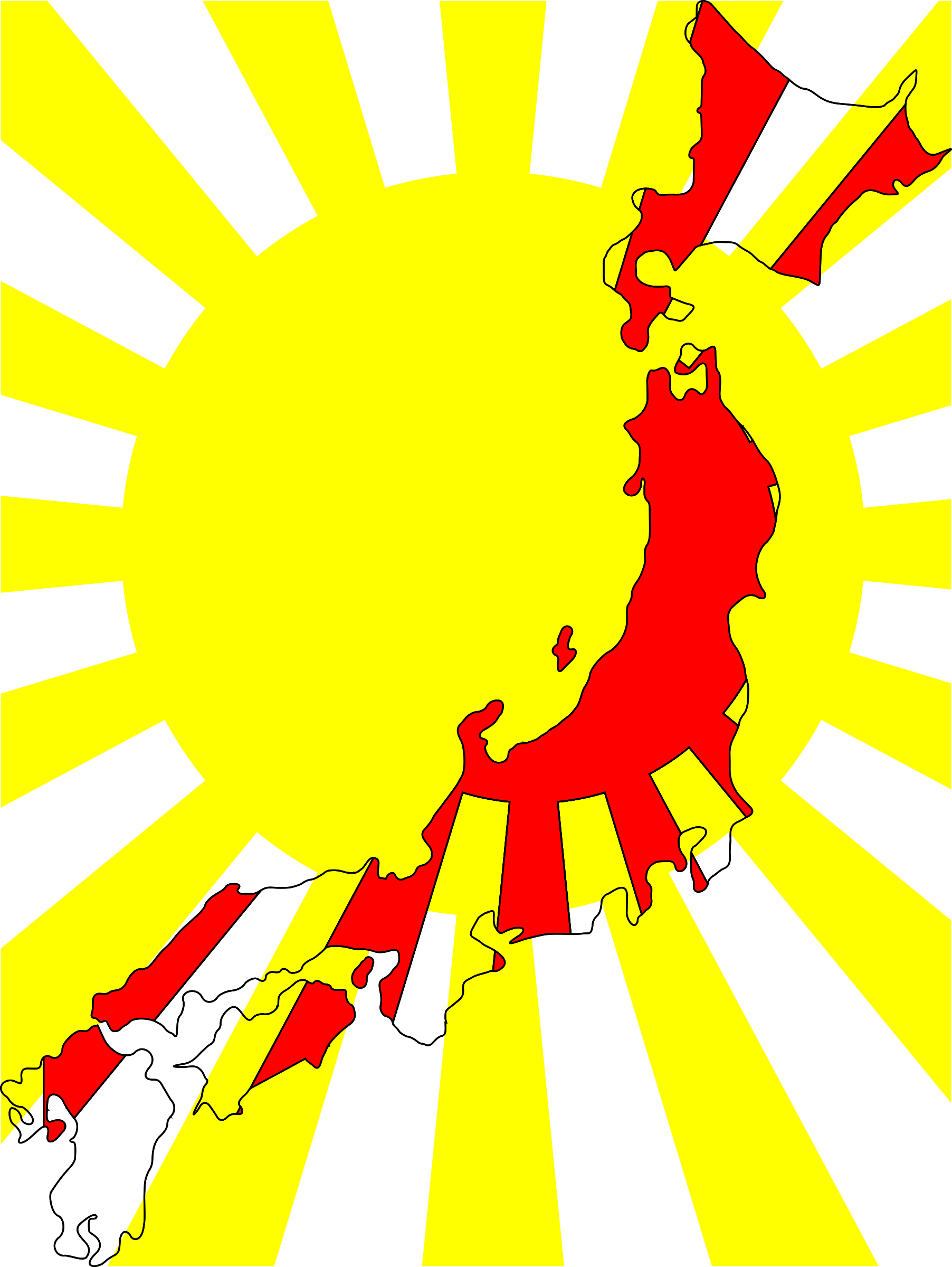 Japan Map Flag - Make Circle With Legos (1804x2400)