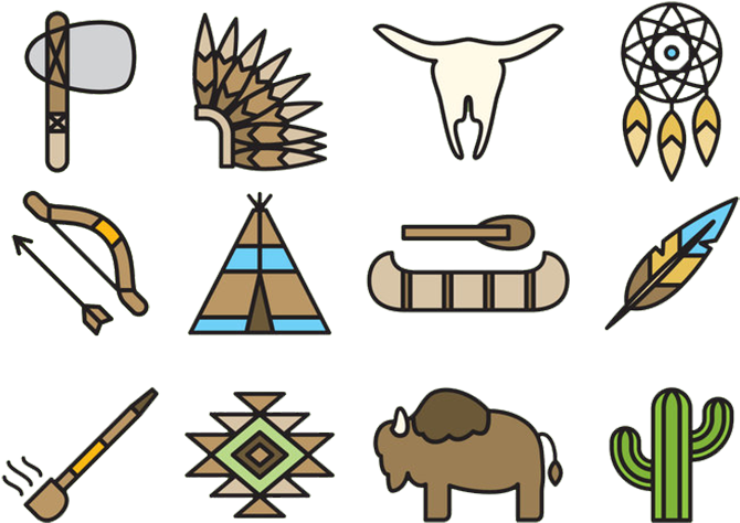 Native Americans In The United States Clip Art - Native Americans In The United States Clip Art (716x501)