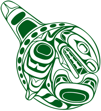 Weather Wind Tides - Salt Spring Island Line Art (345x380)